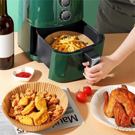 Forma De Papel Descartável Redondo Air Fryer 19,5 x 4,5cm - Top Chef -  Peças e Acessórios para Fritadeira Elétrica - Magazine Luiza