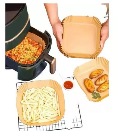 Kit 50 Forma Forminha De Papel Para Air Fryer Tapete Descartável Para  Fritadeira Elétrica 20cm - Clink - Peças e Acessórios para Fritadeira  Elétrica - Magazine Luiza