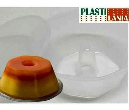 Forma de pudim pequena com 10 unidades plastilânia - PLASTILANIA Imagem de Forma de pudim pequena com 10 unidades plastilânia
