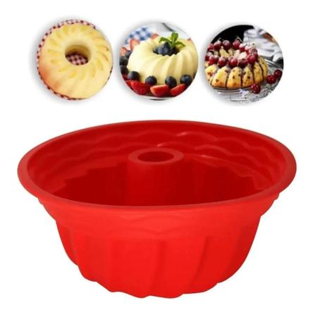 Forma de Silicone Para Doces Torta Pudim Bolo Cozinha Princesa Azul Kit 3  Unidades - ABMIDIA - Formas e Assadeiras - Magazine Luiza