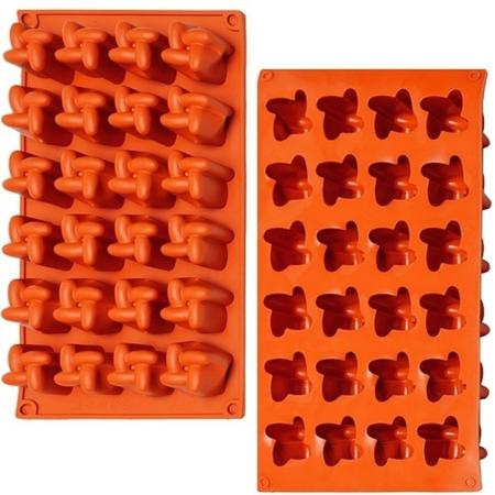 Imagem de Forma de silicone c/ molde maleável 100% silicone diversas