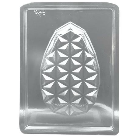 Imagem de Forma de Silicone Ovo Diamantado Plano - 10cm x 15,5cm
