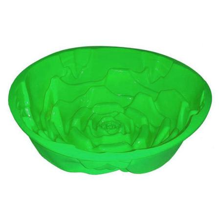 Forma De Silicone Rosa Flor Bolo Tortas Doce Antiaderente