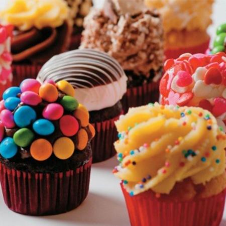 Imagem de Forma em Silicone Para 12 Mini Bolos Cupcake Muffins e Petit Gateau