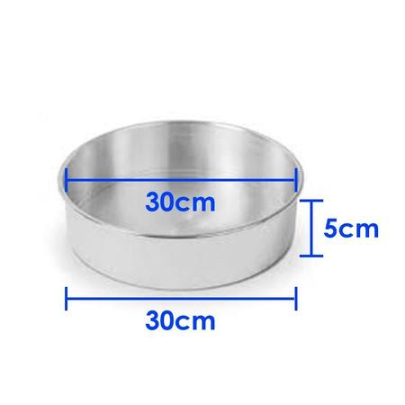 Imagem de Forma Fundo Falso 30x5 em ALUMINIO