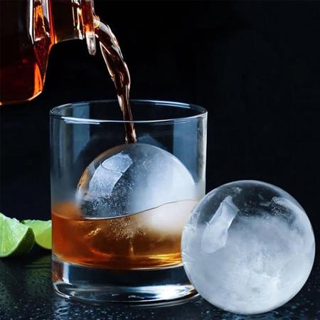 Imagem de Forma Gelo Silicone Esfera Bola Grande Redonda Bar Whisky Bebida