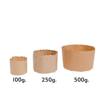 Imagem de Forma Kraft para Panetone 250g. com 100un