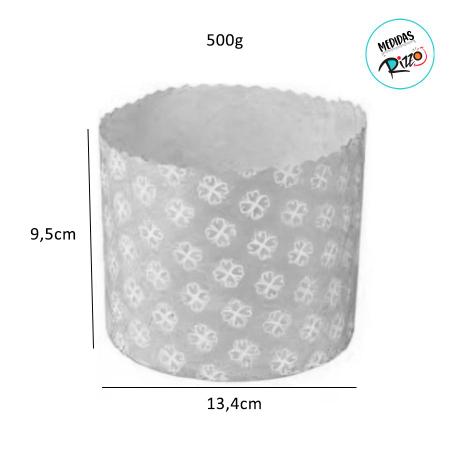 Forma Panetone 500g - Vermelho Decorada com Trevos - 10 unidades - Ultrafest - Rizzo Imagem de Forma Panetone 500g - Vermelho Decorada com Trevos - 10 unidades - Ultrafest - Rizzo