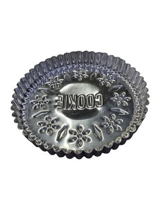FORMA PARA BOLO DECORADA COOKIE ALUMINIO 22x3CM - CAPARROZ Imagem de FORMA PARA BOLO DECORADA COOKIE ALUMINIO 22x3CM