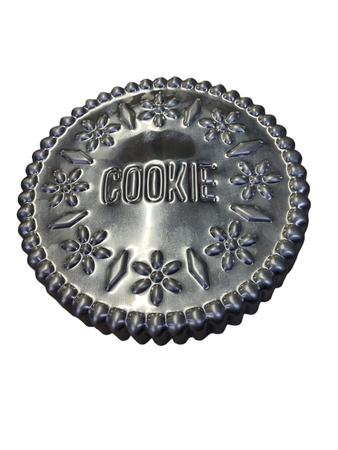 FORMA PARA BOLO DECORADA COOKIE ALUMINIO 22x3CM - CAPARROZ Imagem de FORMA PARA BOLO DECORADA COOKIE ALUMINIO 22x3CM