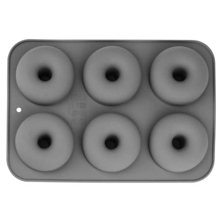 Imagem de Forma Para Mini Donuts Mini Pudins Silicone 6 Cavidades