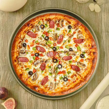 Imagem de Forma Pizza Assadeira Antiaderente Aço Carbono Assado Geral
