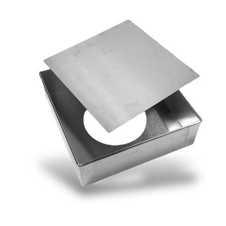 Imagem de Forma Quadrada De Bolo 30x30 Alumínio Fundo Removível