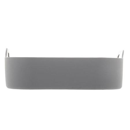 Forma quadrada de silicone para air fryer cinza 16cm x 5,5cm - LYOR Imagem de Forma quadrada de silicone para air fryer cinza 16cm x 5,5cm
