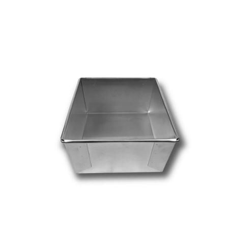 Imagem de Forma quadrada para bolo alta 15x15x10 alumínio