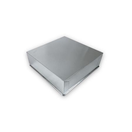 Imagem de Forma quadrada para bolo alta 35x35x10 alumínio