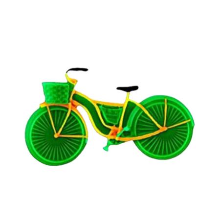 Imagem de Forma Silicone Bicicleta Jardim Encantado Confeitaria Resina