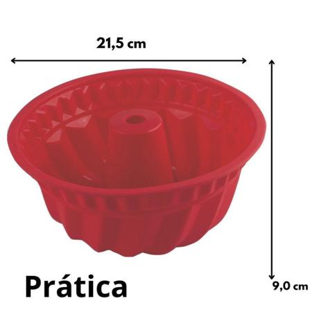 Forma de Silicone Para Doces Torta Pudim Bolo Cozinha Princesa Azul Kit 3  Unidades - ABMIDIA - Formas e Assadeiras - Magazine Luiza