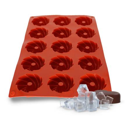 Imagem de Forminha em Silicone Bombom Trufa Chocolate 15 Cavidades