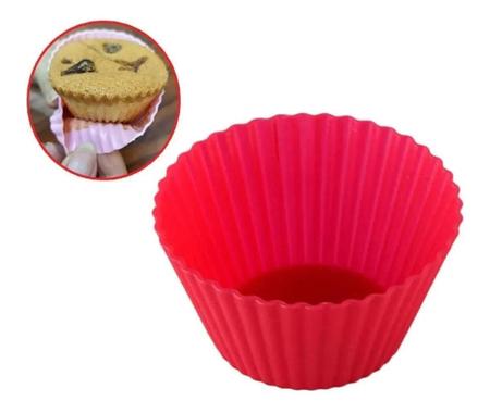 Imagem de Forminhas De Silicone Para Muffin Cupcake Pão Com 24 Peças