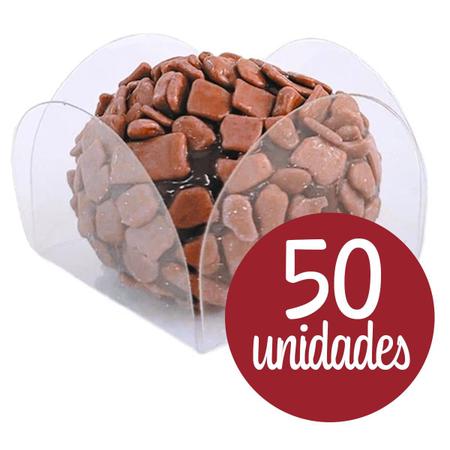 Imagem de Forminhas Para Doces Finos Acetato 50 Un Brigadeiro Festa de Aniversário