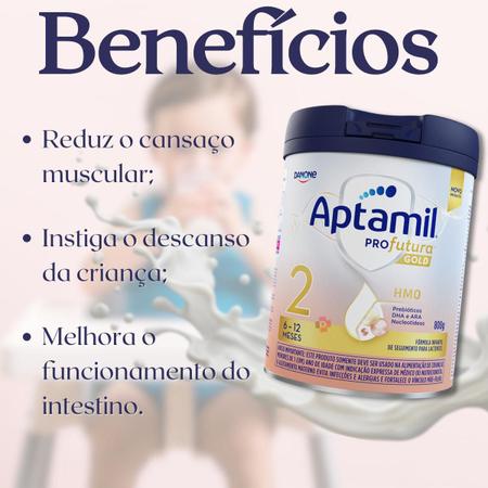 Fórmula Infantil Aptamil Profutura 2 Gold Danone - 800g - Fórmula Infantil  - Magazine Luiza