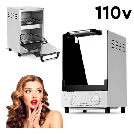 Imagem de Forno Autoclave Estufa Manicure Esterilizador Alicates 110V