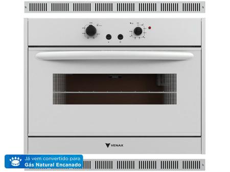 Imagem de Forno de Embutir a Gás Venax Bianco 90L