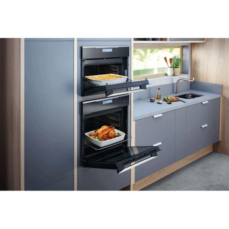 Forno de Embutir Electrolux Elétrico 72L a Vapor com FoodSensor Preto  (OE8ES)