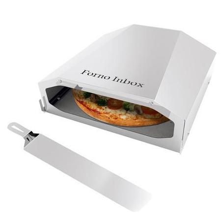 Imagem de Forno De Pizza Inox Refratário Para Fogão Italiano