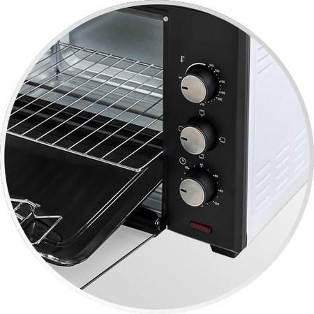 Imagem de Forno Eletrico Best 48 Litros Básico Preto/Branco 220V 2000W