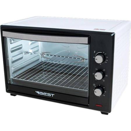 Imagem de Forno Elétrico Best 60 Litros Plus Com Espeto Giratório Preto/Branco 1800W 220V