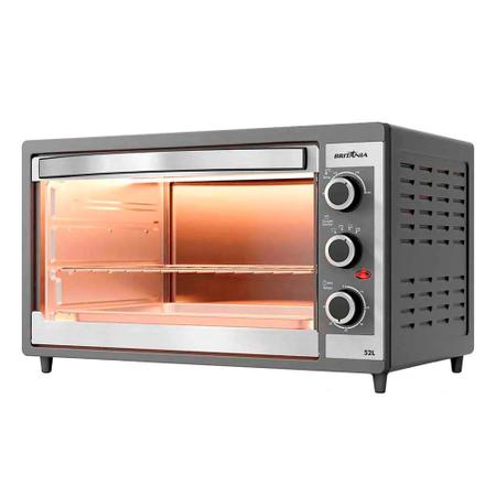 Imagem de Forno Elétrico Britânia BFE55P  Dupla resistência 52L