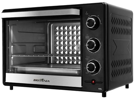 Forno Elétrico de Bancada Britânia com Dourador - 40L Preto BFE45PI - Forno  Elétrico - Magazine Luiza