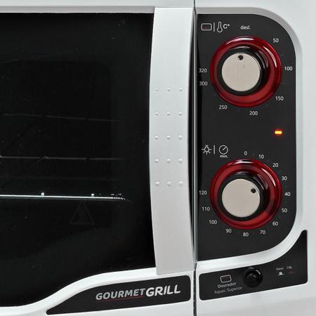 Imagem de Forno eletrico de bancada fischer gourmet grill g ii branco gii 44l 220v (9741-79180)