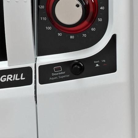 Imagem de Forno eletrico de bancada fischer gourmet grill g ii branco gii 44l 220v (9741-79180)