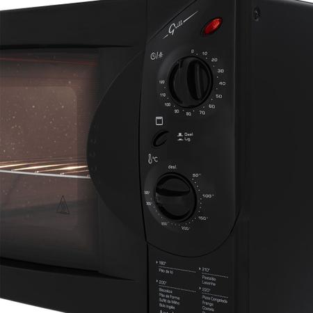 Imagem de Forno Elétrico de Bancada Fischer Grill 44L Preto