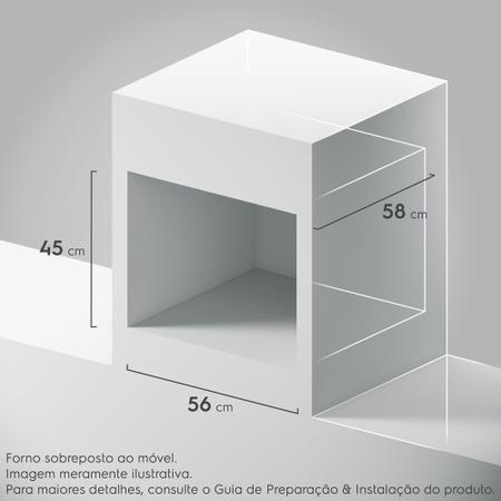 Imagem de Forno Elétrico de Embutir Efficient 50 Litros Electrolux