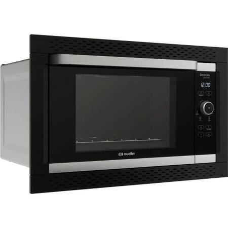 Imagem de Forno Elétrico Digital de Embutir Decorato Gourmet com Grill e Timer Dupla Função Preto 44 Litros 220V