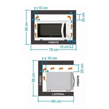 Imagem de Forno Eletrico Mueller Fratello 44 Litros Grill Dourador Grafite 220V