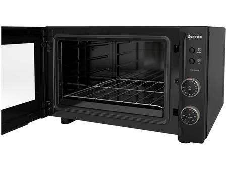 Imagem de Forno Elétrico Mueller Preto 44L com Grill e Timer