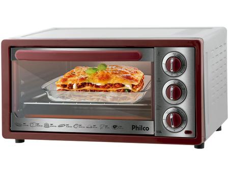 Imagem de Forno Elétrico Philco Vermelho 15L com Grill  