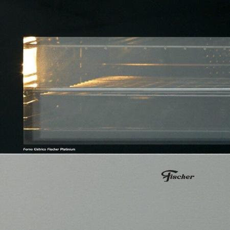 Imagem de Forno Inox Elétrico de Embutir Platinium 43L Fischer 127V Cinza