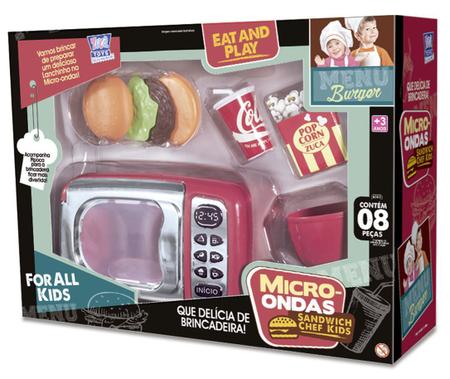 Imagem de Forno Microondas Infantil Master Chef Kids - Zuca Toys
