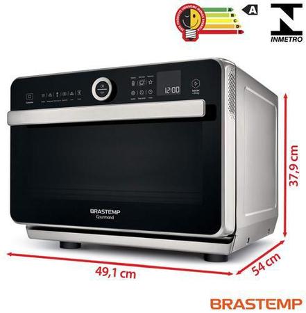 Imagem de Forno Multifuncional com Micro-ondas Brastemp Gourmand 31 litros - BMR31AS