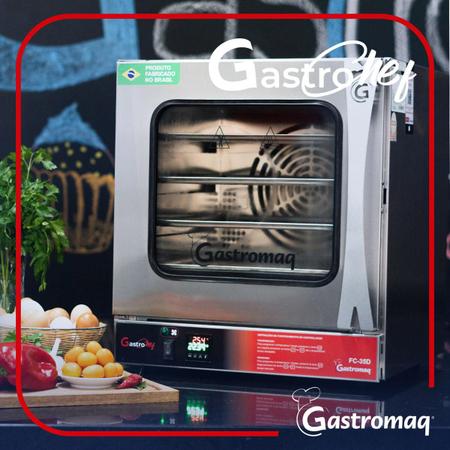 Imagem de Forno Turbo Convector Cocção Inox Monofásico 220v Digital FC35 D - Gastromaq