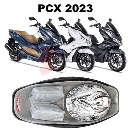 Imagem de Forração Honda Pcx Dlx 2023 Forro Premium Cinza + Divisória