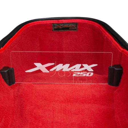 Imagem de Forração Xmax 250 Forro Premium Vermelho + Divisória Grande