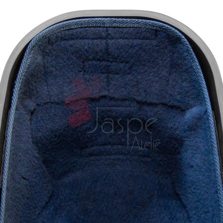 Forração Yamaha Fluo 125 Baú Forro Azul Scooter Acessório - Jaspe Ateliê Imagem de Forração Yamaha Fluo 125 Baú Forro Azul Scooter Acessório