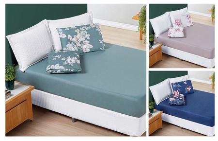 Forro Cama Infantil Nyla - Estampado ul - De Luca Enxovais Imagem de Forro Cama Infantil Nyla - Estampado ul